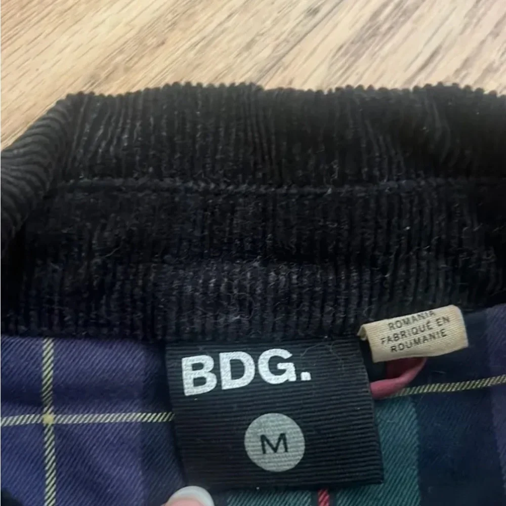 BDG Black and Blue Plaid Jacket - Picture 2 of 2
